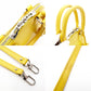 LOUIS VUITTON Epi Alma BB Handbag 2-Way Yellow Leather Crossbody Silver Hardware R81170
