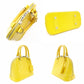 LOUIS VUITTON Epi Alma BB Handbag 2-Way Yellow Leather Crossbody Silver Hardware R81170