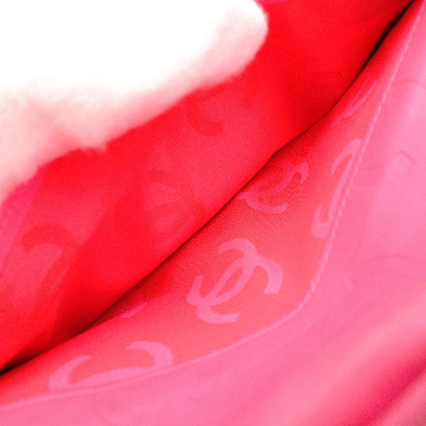 CHANEL Lambskin Cambon Line Long Wallet, Leather, Black and Pink, CC Logo