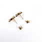 LOUIS VUITTON LV Iconic Strass Earrings, Metal/Rhinestone, Gold