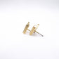 LOUIS VUITTON LV Iconic Strass Earrings, Metal/Rhinestone, Gold