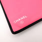 CHANEL Lambskin Cambon Line Long Wallet, Leather, Black and Pink, CC Logo
