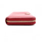 PRADA Saffiano Long Wallet, Leather, Red, Triangle Logo, Red with Gold Hardware