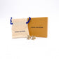 LOUIS VUITTON LV Iconic Strass Earrings, Metal/Rhinestone, Gold