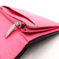 CHANEL Lambskin Cambon Line Long Wallet, Leather, Black and Pink, CC Logo