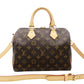 Louis Vuitton Speedy 25 Bandoulière M46977 Monogram Canvas Handbag 2-Way Crossbody R801011