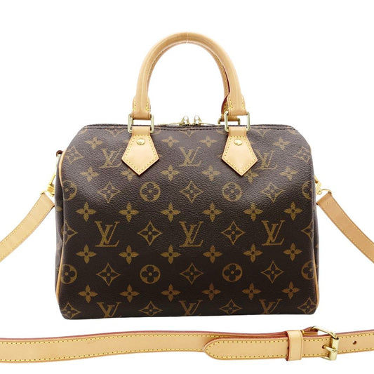 Louis Vuitton Speedy 25 Bandoulière M46977 Monogram Canvas Handbag 2-Way Crossbody R801011