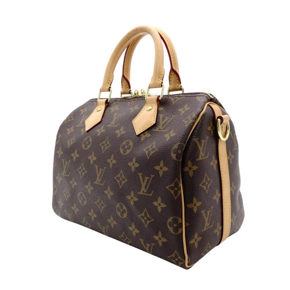 Louis Vuitton Speedy 25 Bandoulière M46977 Monogram Canvas Handbag 2-Way Crossbody R801011