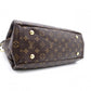 LOUIS VUITTON Parrot Monogram Canvas Handbag, Brown, 2-Way