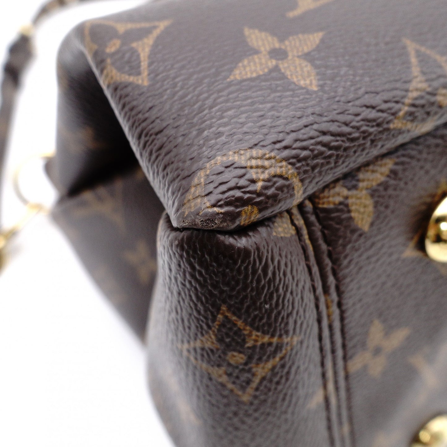 LOUIS VUITTON Parrot Monogram Canvas Handbag, Brown, 2-Way