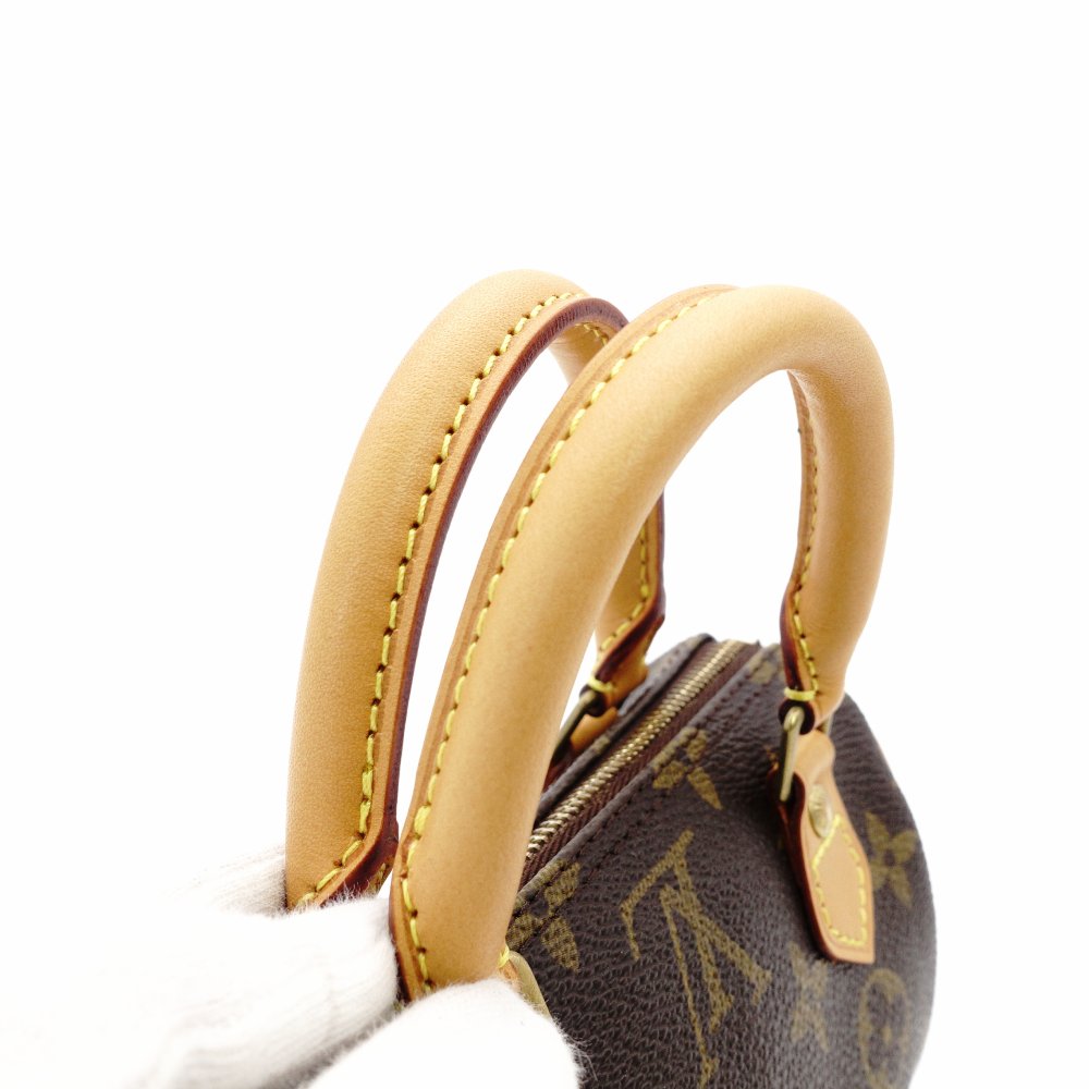 Louis Vuitton Speedy Mini Monogram Canvas Handbag 2-Way Crossbody R801110
