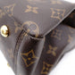 LOUIS VUITTON Parrot Monogram Canvas Handbag, Brown, 2-Way