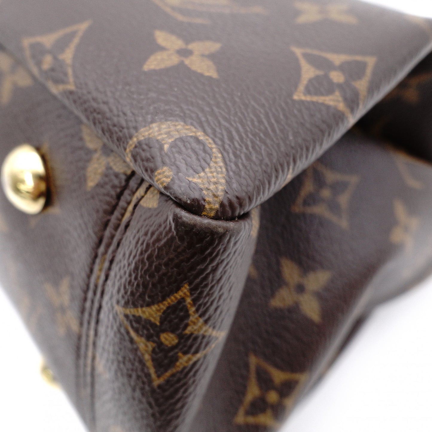 LOUIS VUITTON Parrot Monogram Canvas Handbag, Brown, 2-Way