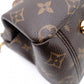 LOUIS VUITTON Parrot Monogram Canvas Handbag, Brown, 2-Way