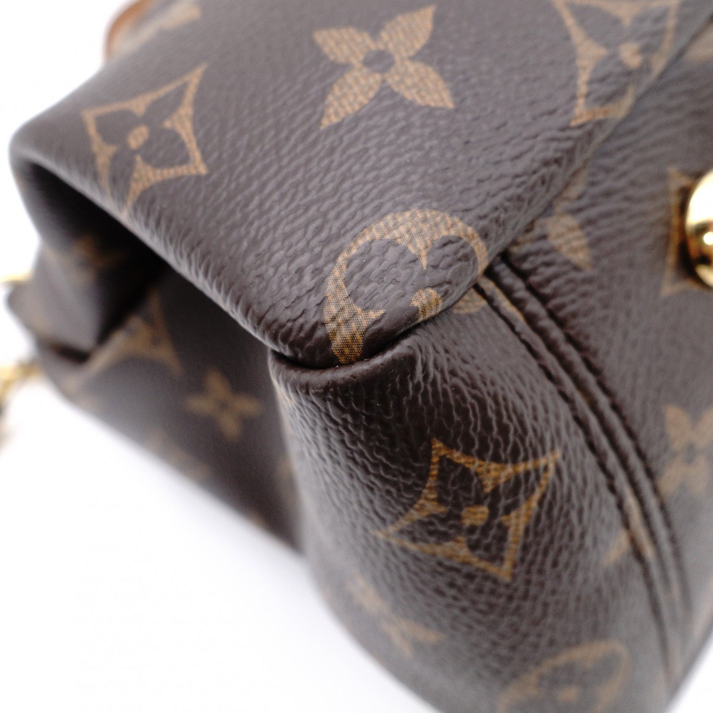 LOUIS VUITTON Parrot Monogram Canvas Handbag, Brown, 2-Way