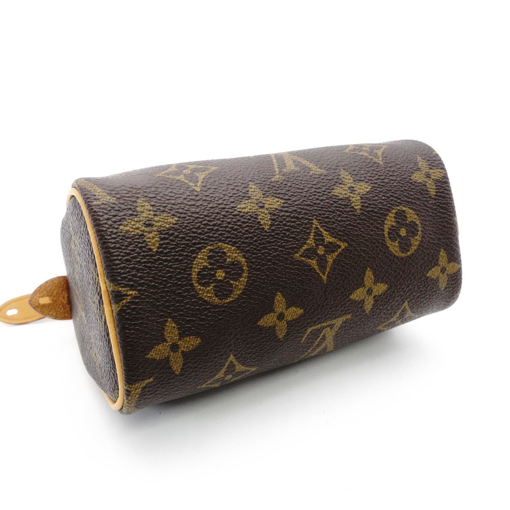 Louis Vuitton Speedy Mini Monogram Canvas Handbag 2-Way Crossbody R801110