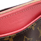 LOUIS VUITTON Parrot Monogram Canvas Handbag, Brown, 2-Way