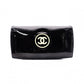 CHANEL Coco Logo Long Wallet, Patent Leather, Black, CC Logo