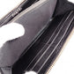 CHANEL Lambskin Matelassé Round Zippy Long Wallet, Leather, Black, Gunmetal, CC Logo, Coco Logo
