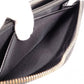 CHANEL Lambskin Matelassé Round Zippy Long Wallet, Leather, Black, Gunmetal, CC Logo, Coco Logo