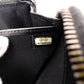 CHANEL Lambskin Matelassé Round Zippy Long Wallet, Leather, Black, Gunmetal, CC Logo, Coco Logo