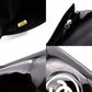 CHANEL Coco Logo Long Wallet, Patent Leather, Black, CC Logo