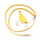 LOUIS VUITTON Alma BB Epi Handbag, Leather, Yellow, 2-Way