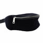 FENDI Zucca Embossed Body Bag Black Waist Bag Black Canvas Silver Hardware FF Logo Men's 7-12-846