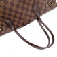LOUIS VUITTON Neverfull PM Damier Ébène Tote Bag / PVC / Leather / Brown