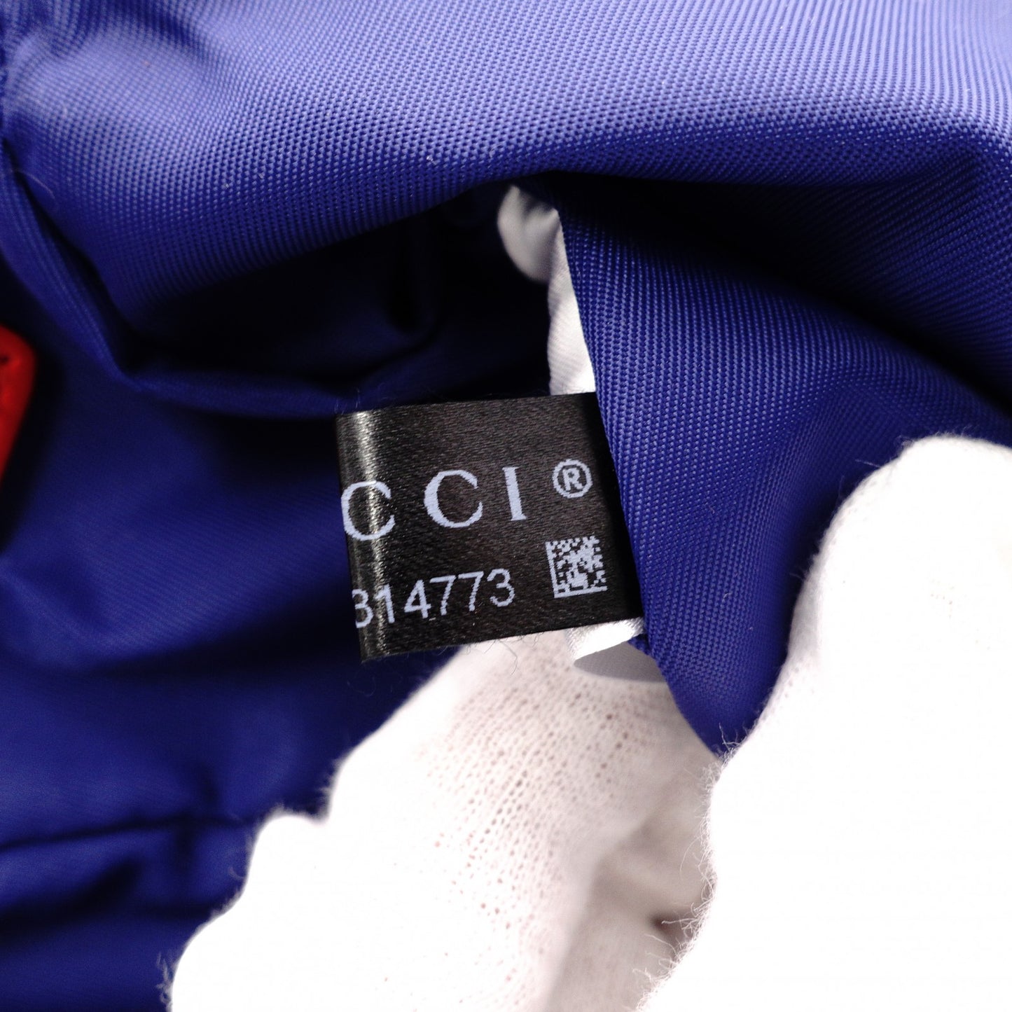 Unused, with tags: GUCCI Canvas Shoulder Bag, Blue
