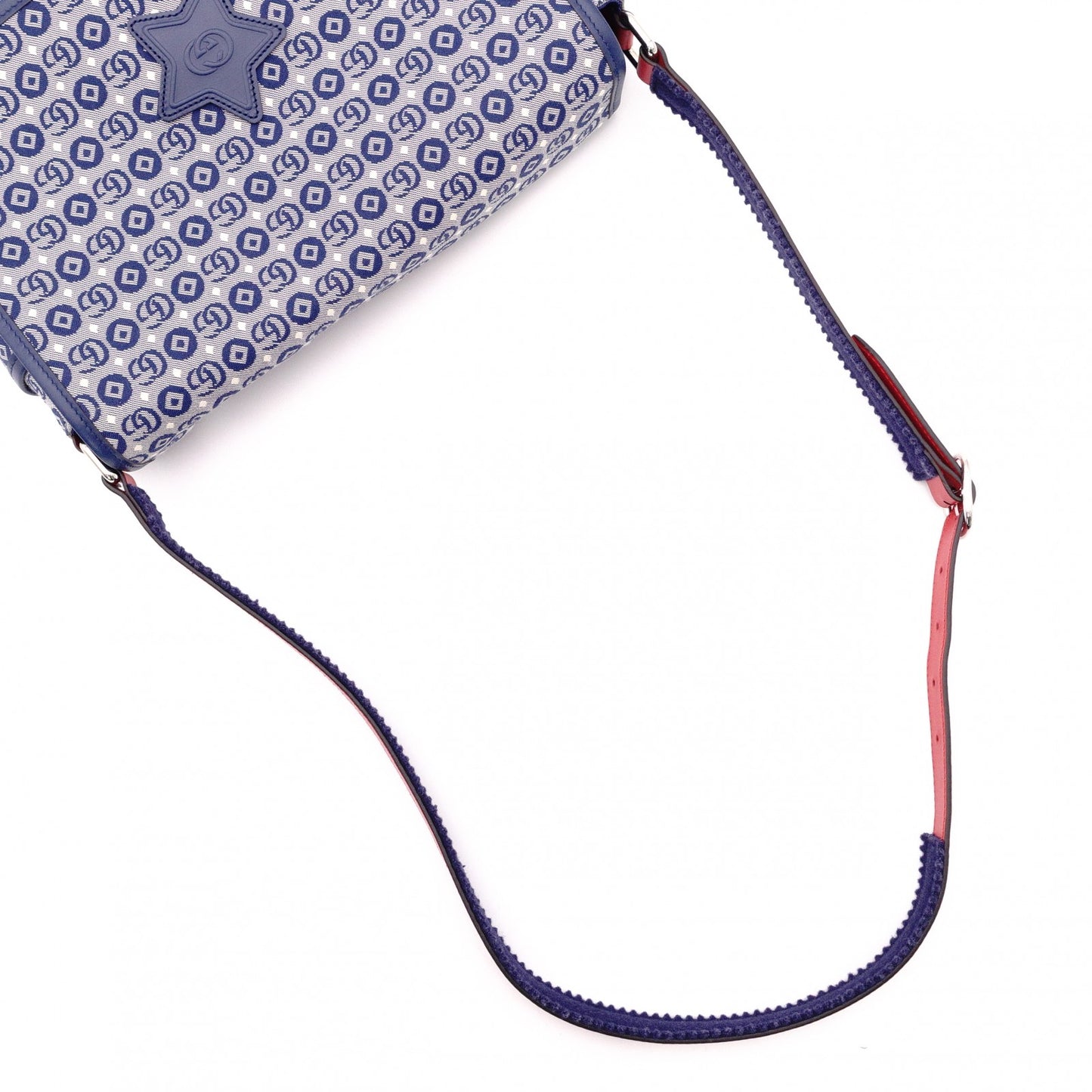 Unused, with tags: GUCCI Canvas Shoulder Bag, Blue