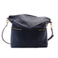 LOUIS VUITTON Merry Monogram Implant Shoulder Bag Navy Leather 7-12-831
