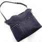 LOUIS VUITTON Merry Monogram Implant Shoulder Bag Navy Leather 7-12-831