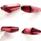 CHANEL Mademoiselle Vintage Long Wallet Matelassé Flap Long Wallet Red Leather Red Wallet R801026