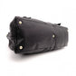 GUCCI Horsebit Shoulder Bag, Leather, Black, Gold Hardware, Tote Bag