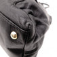 GUCCI Horsebit Shoulder Bag, Leather, Black, Gold Hardware, Tote Bag