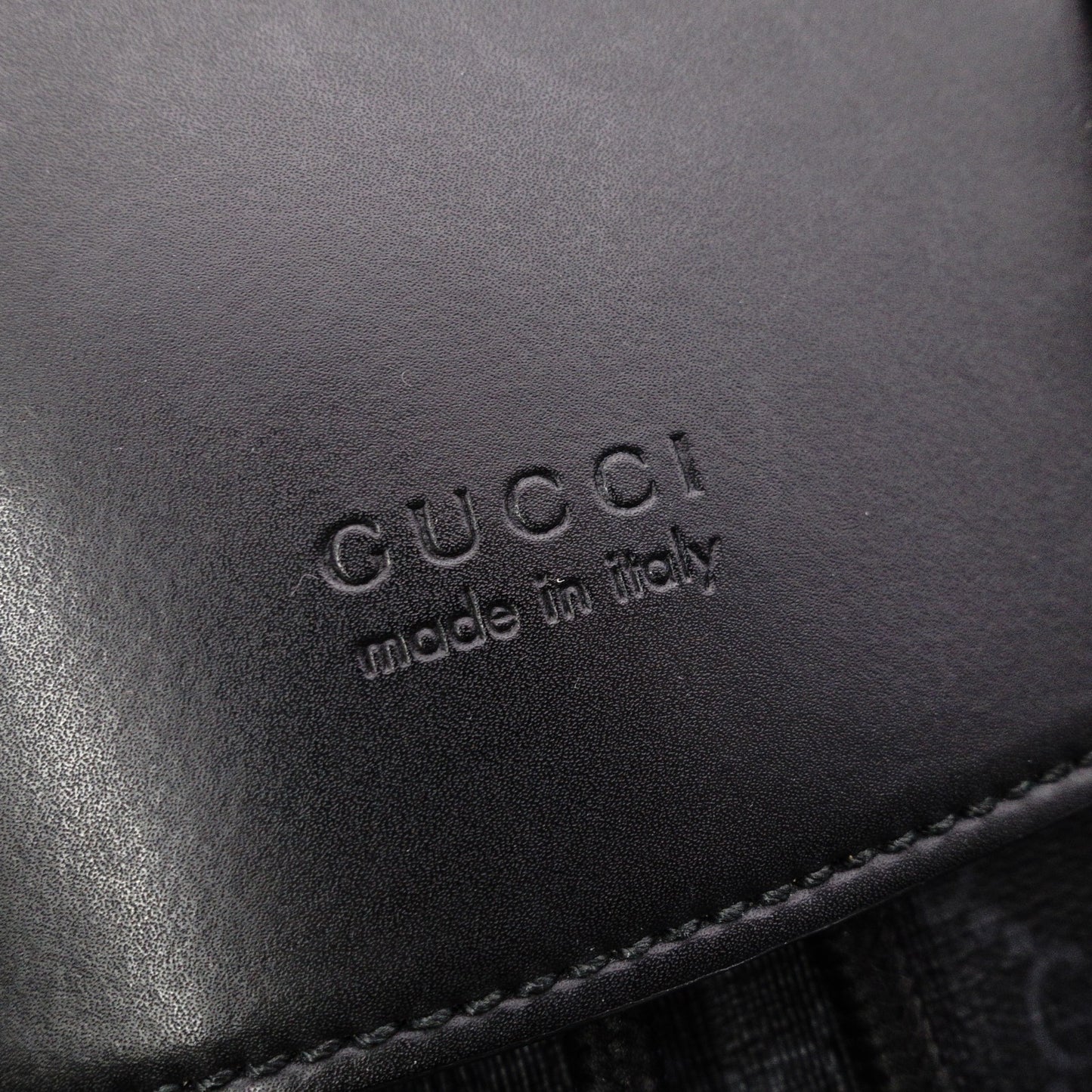 GUCCI GG Supreme Backpack, PVC, Grey, Men’s Backpack 495563