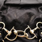 GUCCI Horsebit Shoulder Bag, Leather, Black, Gold Hardware, Tote Bag