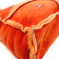 CHANEL Shoulder Bag, Mouton, Orange Leather, Coco Logo