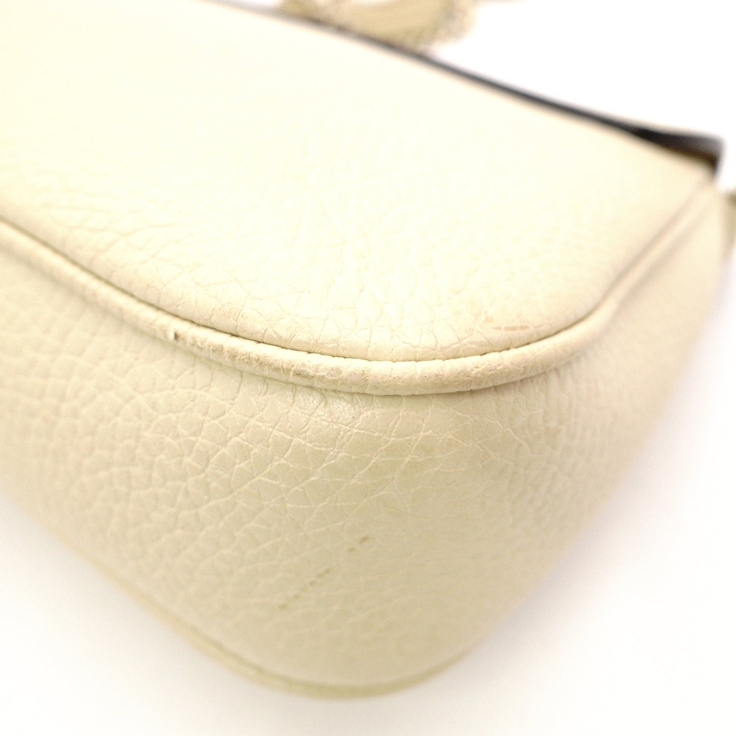 GUCCI Soho Shoulder Bag, Leather, Beige, Crossbody, Gold Hardware, GG Logo