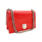 DIOR Diorama Chain Shoulder Bag Red Patent Leather Crossbody 7-9-026