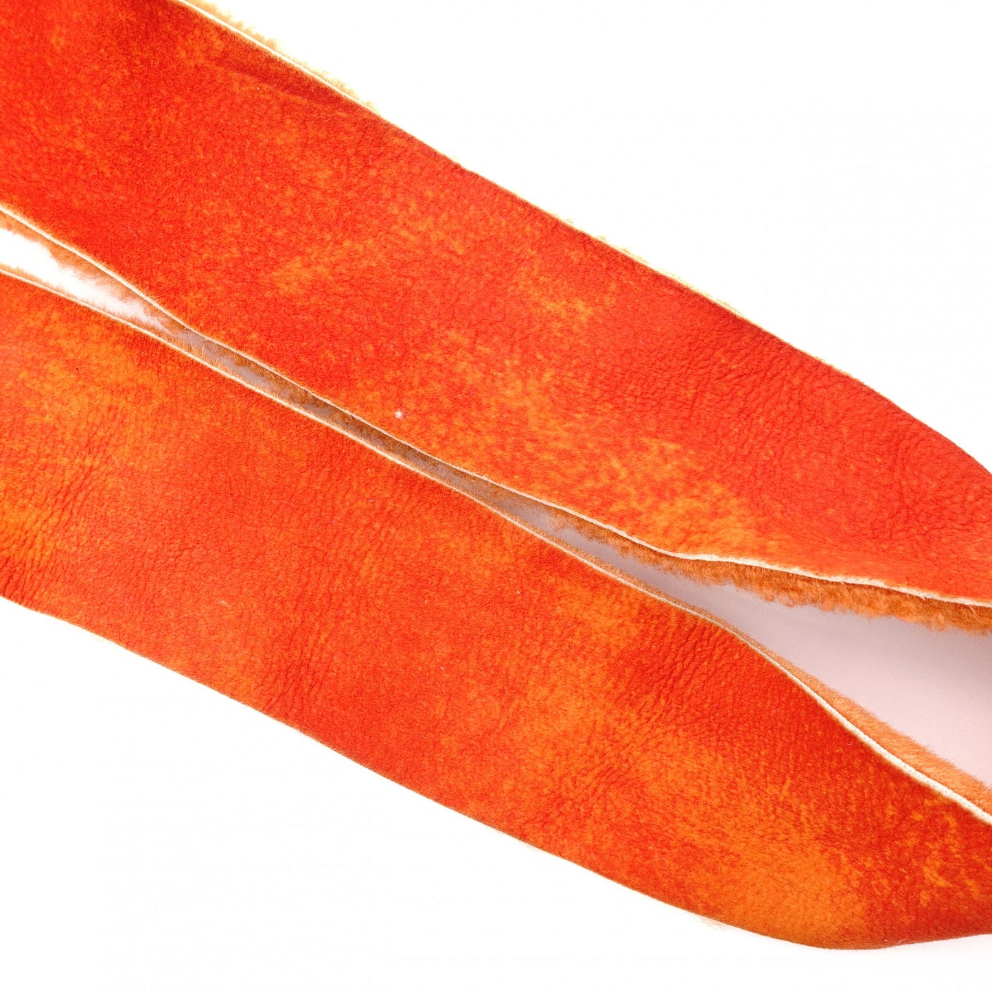 CHANEL Shoulder Bag, Mouton, Orange Leather, Coco Logo