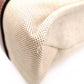 Chloe Woody Medium Tote Shoulder Bag, Cotton/Leather, Beige