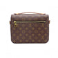 LOUIS VUITTON Metis MM Monogram Canvas Handbag, PVC/Leather, Brown, 2-Way