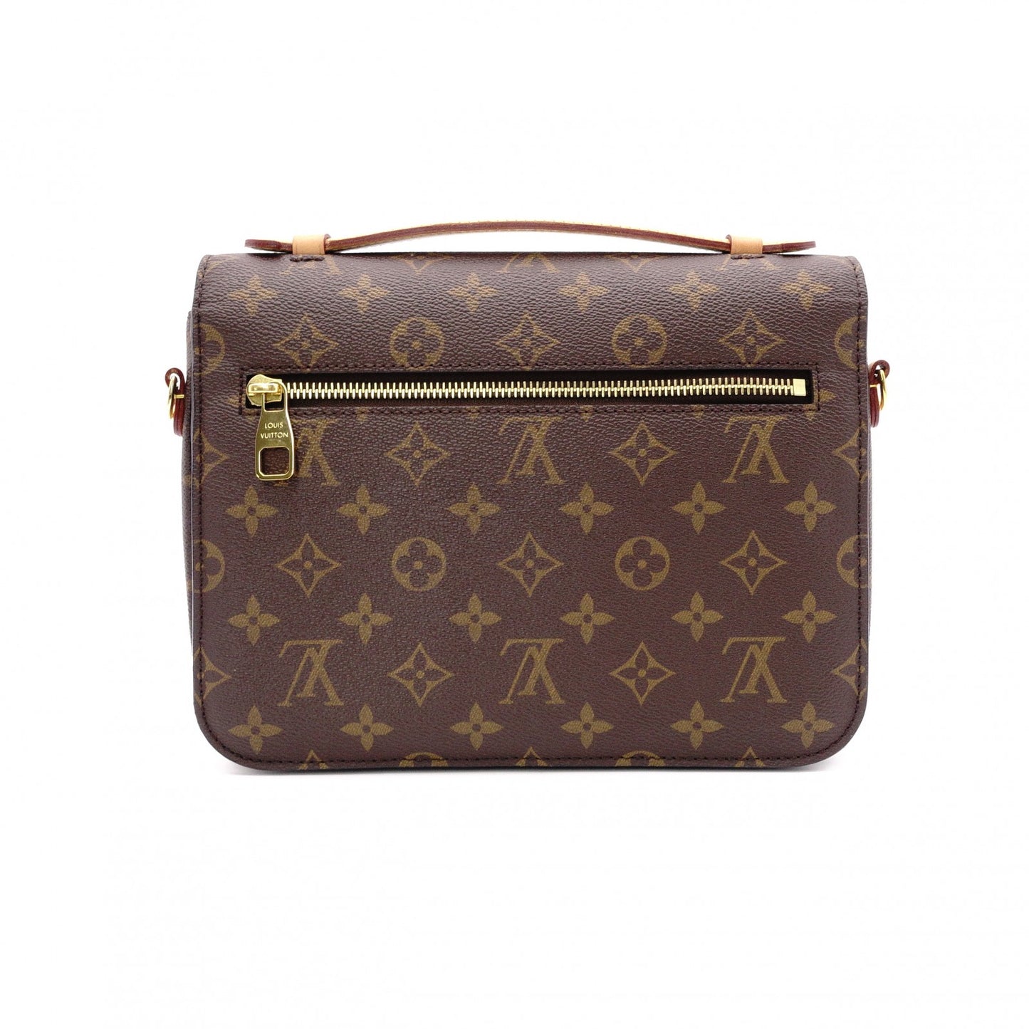 LOUIS VUITTON Metis MM Monogram Canvas Handbag, PVC/Leather, Brown, 2-Way