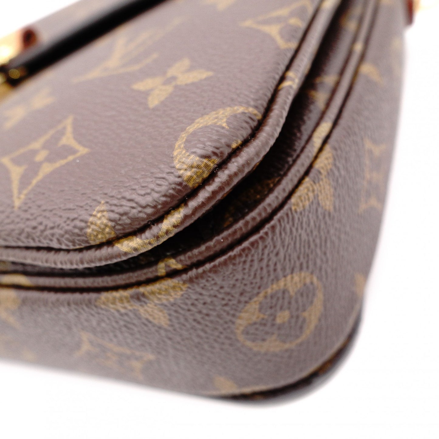 LOUIS VUITTON Metis MM Monogram Canvas Handbag, PVC/Leather, Brown, 2-Way