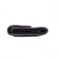 CHANEL Lambskin Matelassé Flap Long Wallet, Leather, Black, with Silver Hardware