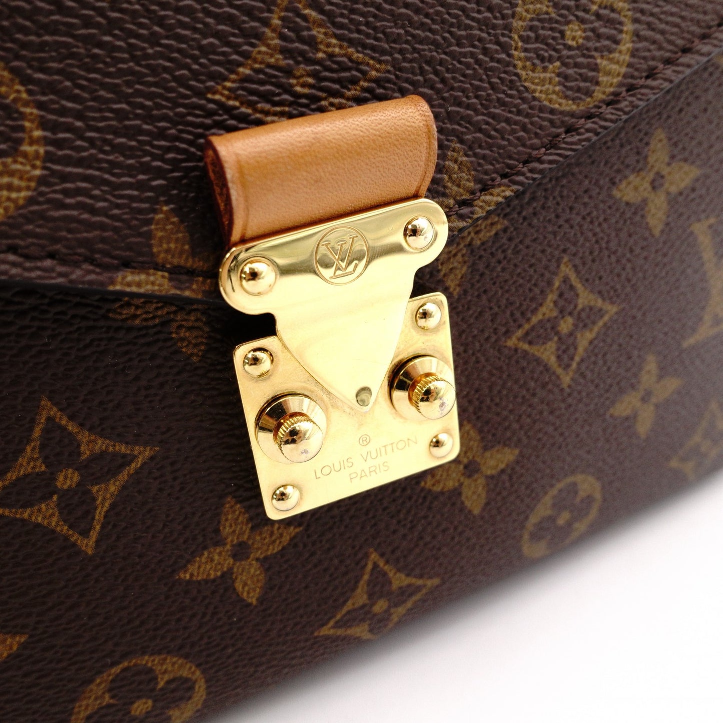 LOUIS VUITTON Metis MM Monogram Canvas Handbag, PVC/Leather, Brown, 2-Way