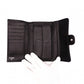 CHANEL Lambskin Matelassé Flap Long Wallet, Leather, Black, with Silver Hardware