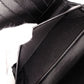 CHANEL Lambskin Matelassé Flap Long Wallet, Leather, Black, with Silver Hardware